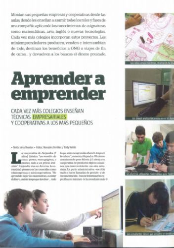 Aprender a emprender (artículo revista interviu, 2012)