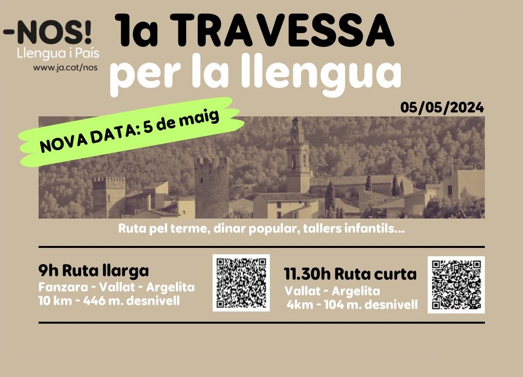 Primera Travessa per la llengua de l’agrupació -NOS