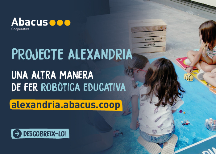 Abacus cooperativa llança el projecte Alexandria de robòtica educativa impulsant els ODS 