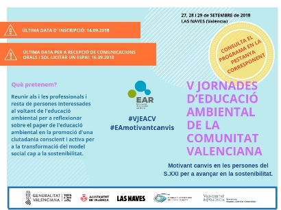 V Jornades d'Educació Ambiental de la Comunitat Valenciana