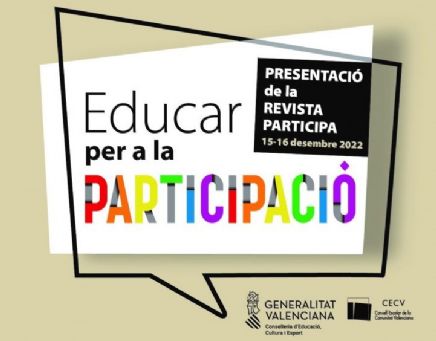 Jornada "Educar per a la participació", organitzada pel Consell Escolar Valencià