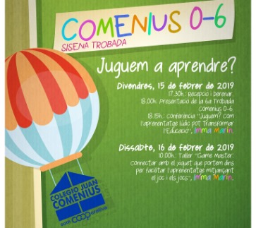 Juan Comenius celebrarà la 6a Trobada Comenius 0-6