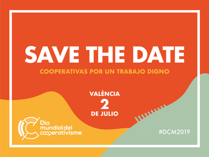 Les Cooperatives valencianes celebraran el pròxim 2 de juliol l’acte per commemorar el Dia Mundial del Cooperativisme