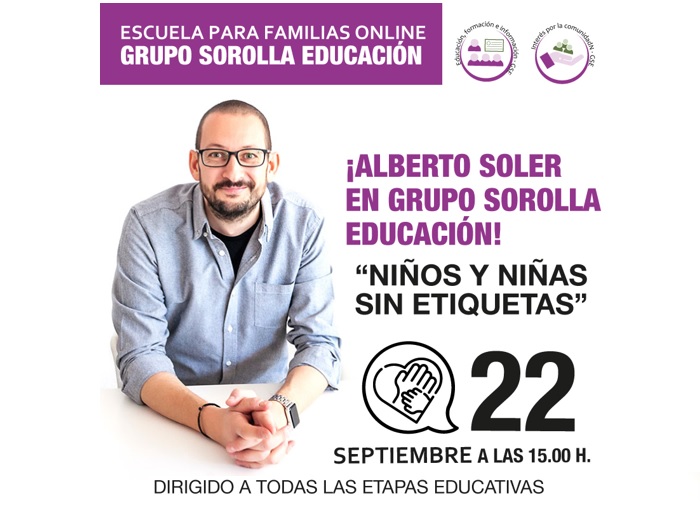 Escola en línia per a famílies: "Xiquets i Xiquetes sense etiquetes" 