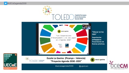 Escola Gavina mostra el seu projecte temàtic sobre els ODS en la jornada estatal sobre el paper de les Cooperatives d’ensenyament en l’Agenda 2030