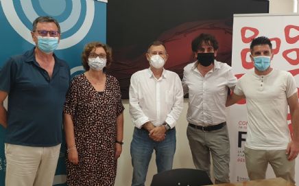 Representants de la ‘Taula per la FP’ de la UCEV es reuneixen amb Manuel Gomicia 