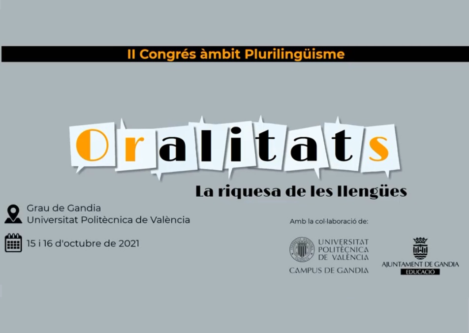 II Congrés àmbit plurilingüisme "Oralitats: la riquesa de les llengües"