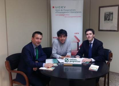 La UCEV i Caixa Popular signen un nou conveni de col·laboració