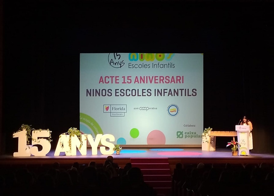La UCEV  va acompanyar Ninos Escoles Infantils en l’acte del seu 15é aniversari