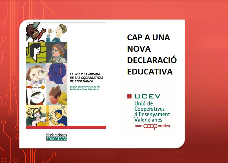 Comencem a preparar una nova Declaració Educativa... T’hi apuntes?