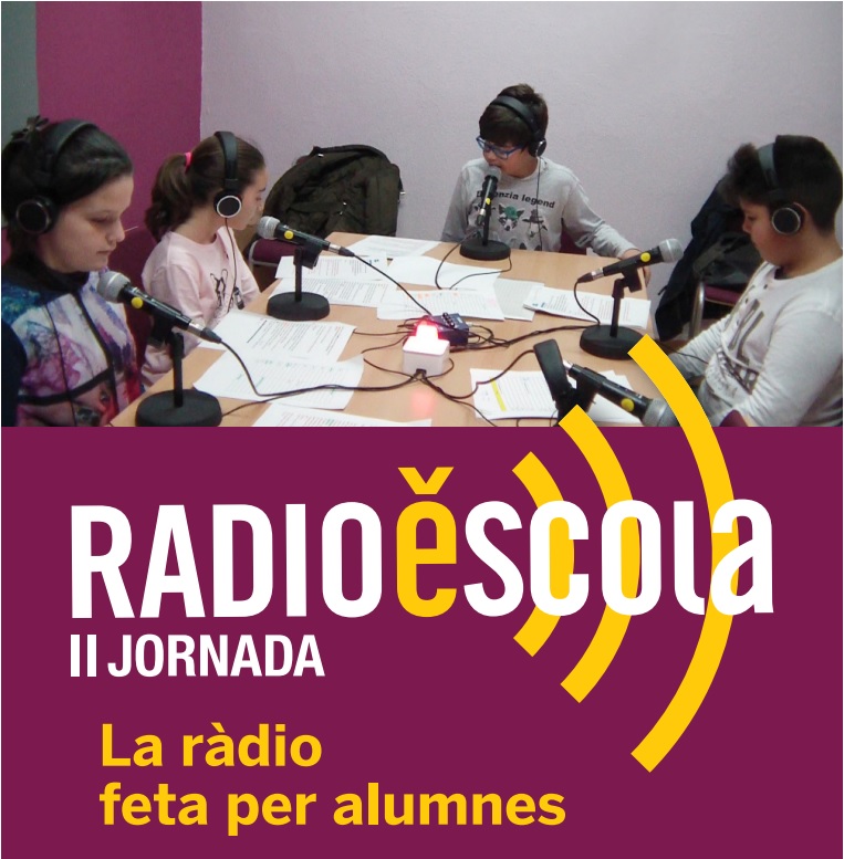 Se celebra en febrer la II Jornada de RadioEscola, la radio feta per alumnes