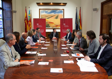 Ximo Puig es reuneix amb el Consell Rector de Concoval