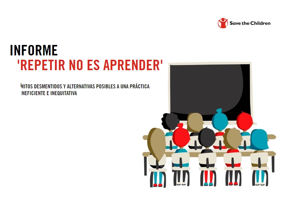 Save The Children presenta els resultats del seu últim informe ‘Repetir no és aprendre’