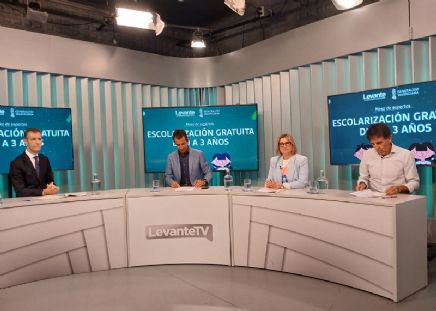 La UCEV participa al debat de Levante TV sobre educació infantil gratuïta 0-3