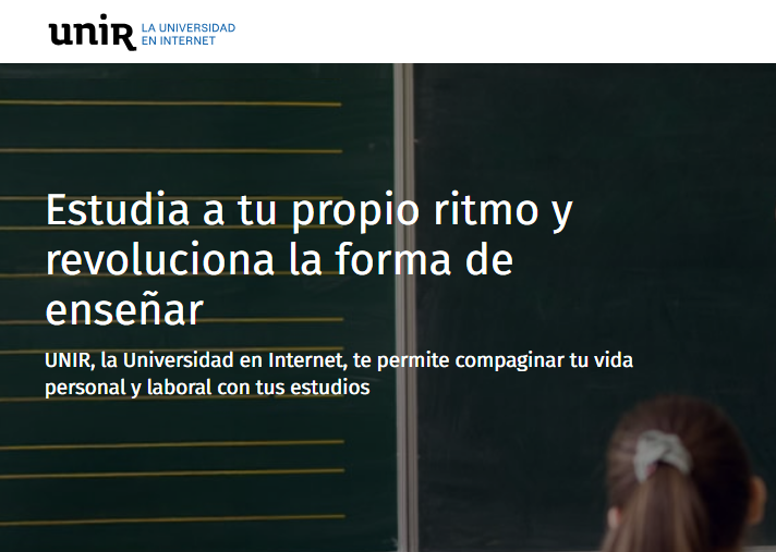 Descuentos en la Universidad internacional de La Rioja para socios y familiares de las cooperativas de enseñanza