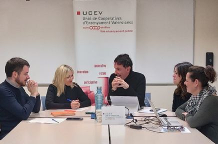 La UCEV enceta una ronda de reunions amb grups polítics per presentar les propostes del cooperativisme d’ensenyament per a la legislatura vinent