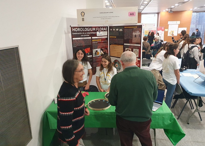 Obispo Climent Coop V (Col·legi Santa Maria), únics representants de la Comunitat Valenciana a l'Exporecerca Jove de Barcelona